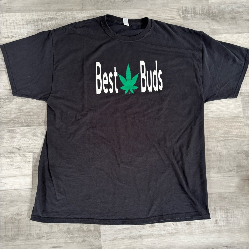 Jerzees Black‎ 'Best Buds' Graphic Tee